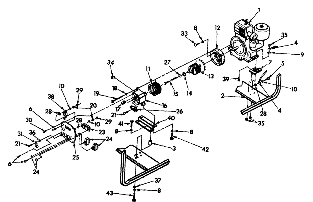 Replacement Parts List For 3zc12 A-C Generator Diagram and Parts List for 9321-0-3ZC12  Briggs and Stratton Generator